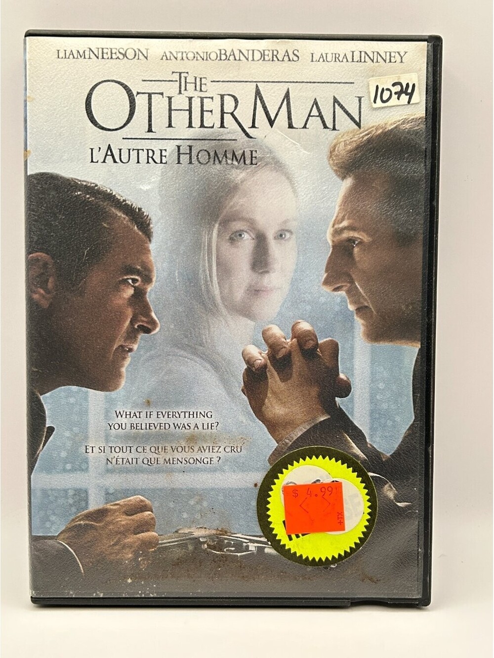 The Other Man DVD Widescreen Liam Neeson Drama Richard Eyre Blockbuster